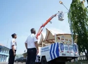 Lampu PJU di Pusat Kota Percantik Suasana Malam di Indramayu